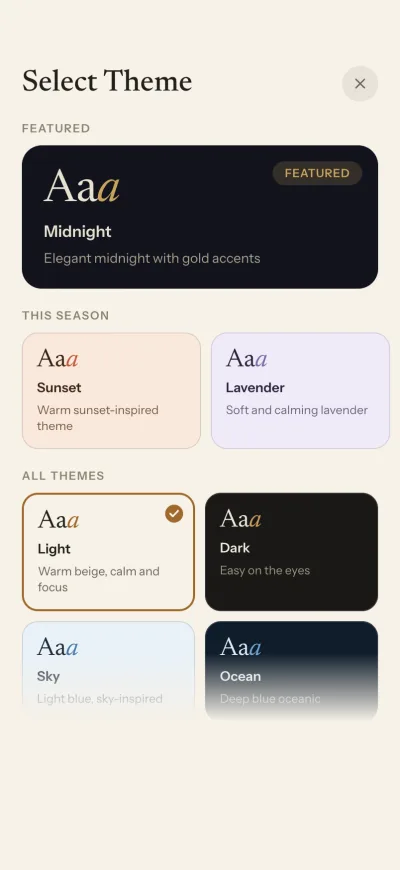 Daily Quotes app screen